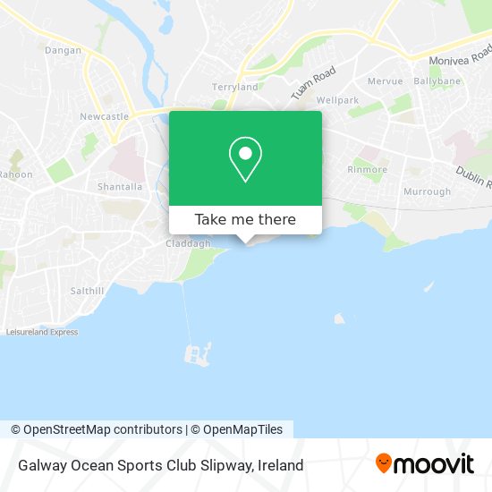 Galway Ocean Sports Club Slipway map