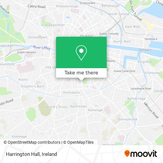 Harrington Hall map