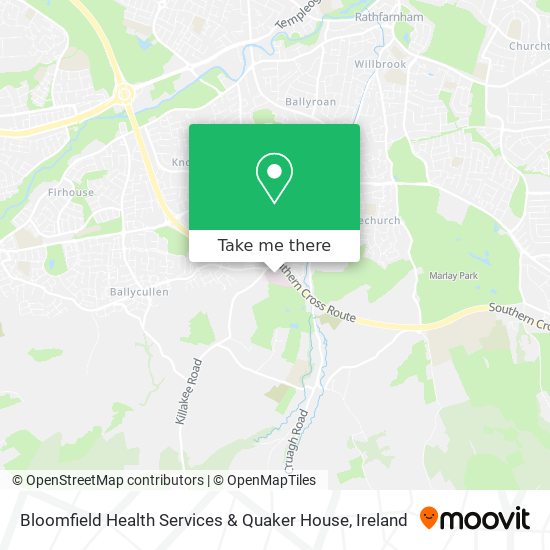 Bloomfield Health Services & Quaker House map