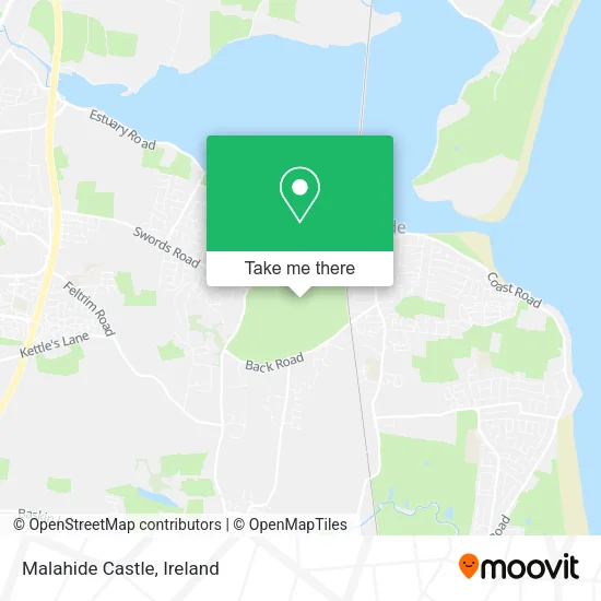Malahide Castle map