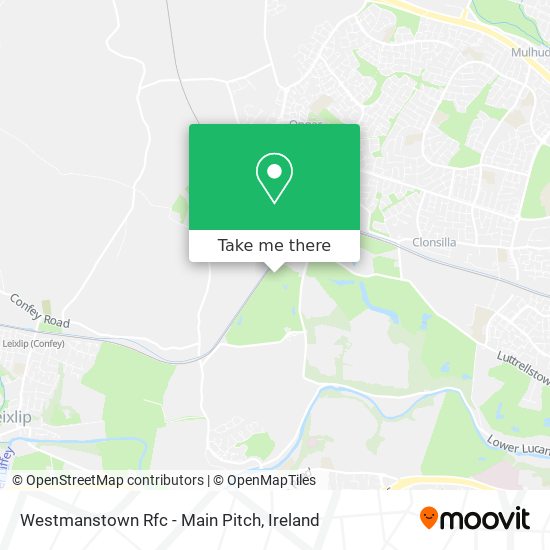 Westmanstown Rfc - Main Pitch map