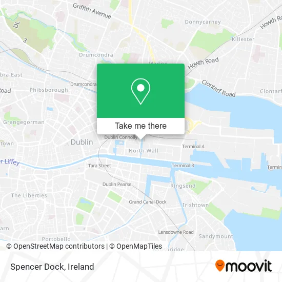 Spencer Dock map
