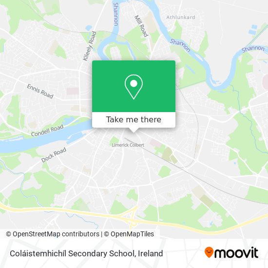 Coláistemhichíl Secondary School map