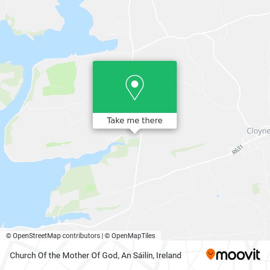 Church Of the Mother Of God, An Sáilín map