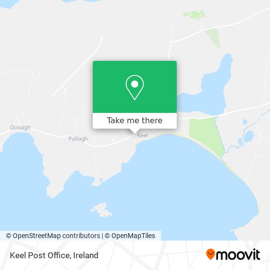 Keel Post Office map