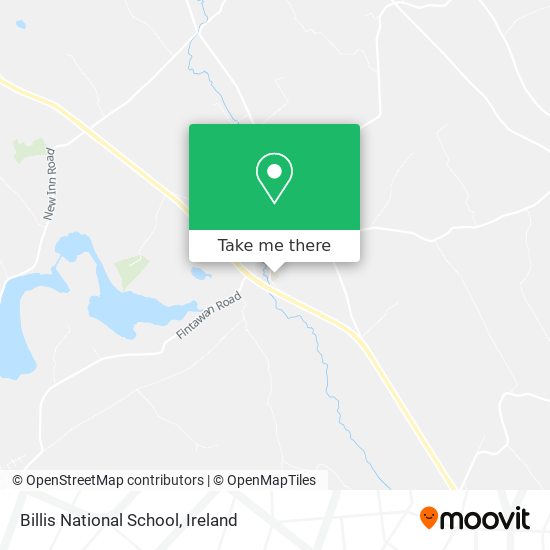 Billis National School map