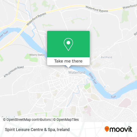 Spirit Leisure Centre & Spa map