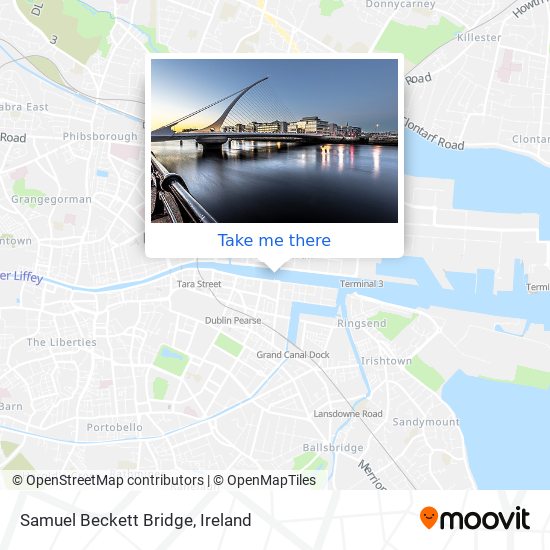 Samuel Beckett Bridge plan