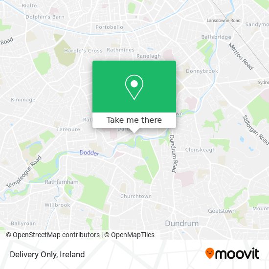 Delivery Only map