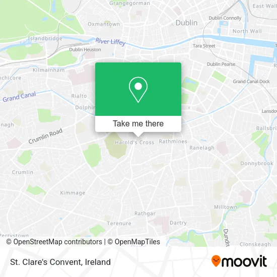 St. Clare's Convent map
