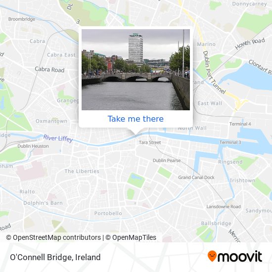 O'Connell Bridge map