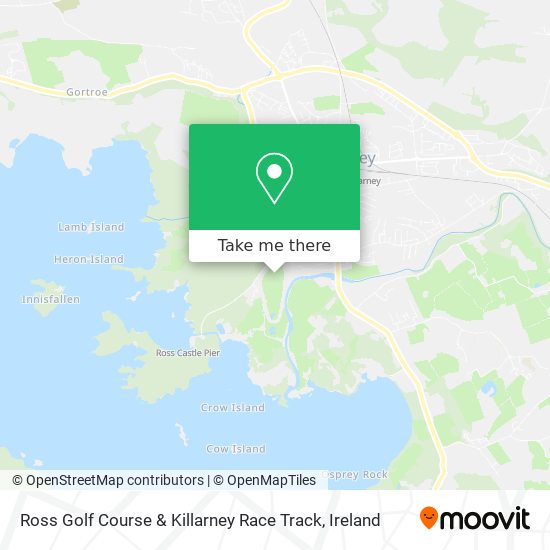 Ross Golf Course & Killarney Race Track map
