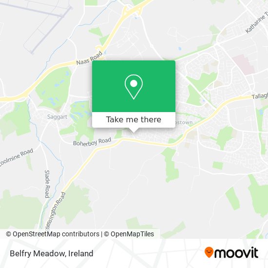 Belfry Meadow map