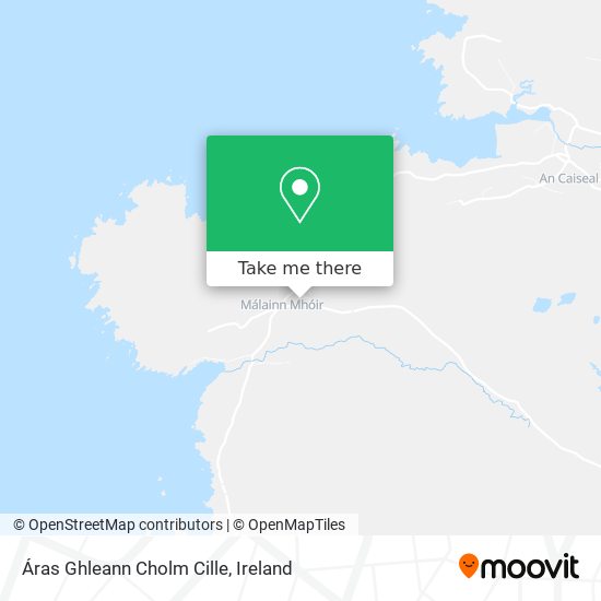 Áras Ghleann Cholm Cille map