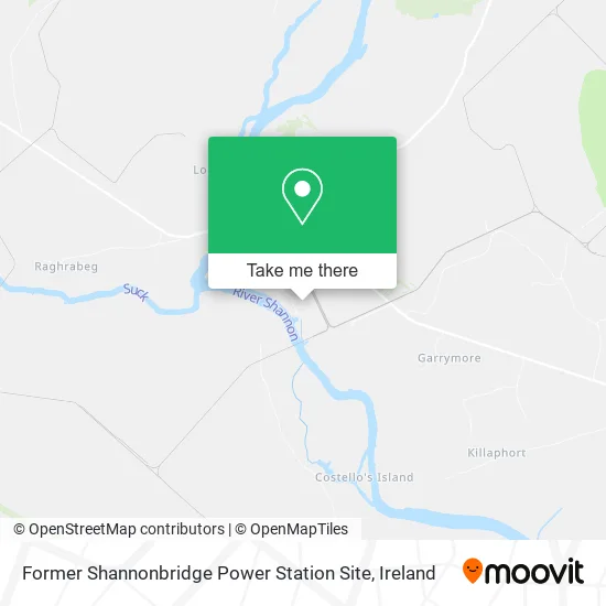 Former Shannonbridge Power Station Site map