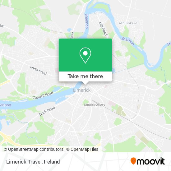 Limerick Travel map