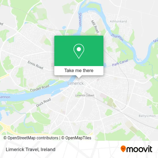 Limerick Travel map