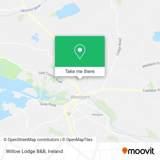 Willow Lodge B&B map