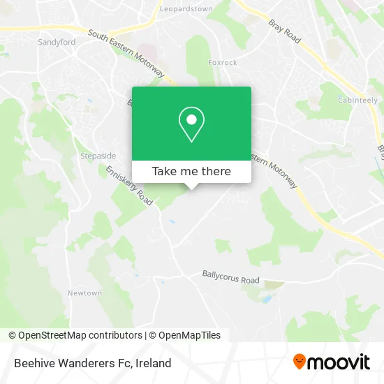 Beehive Wanderers Fc map