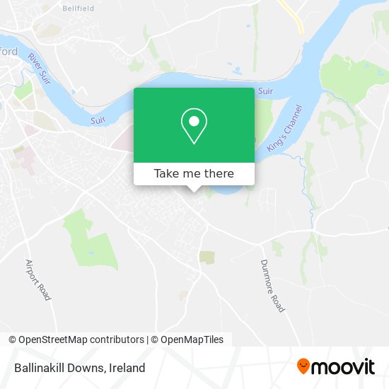 Ballinakill Downs map