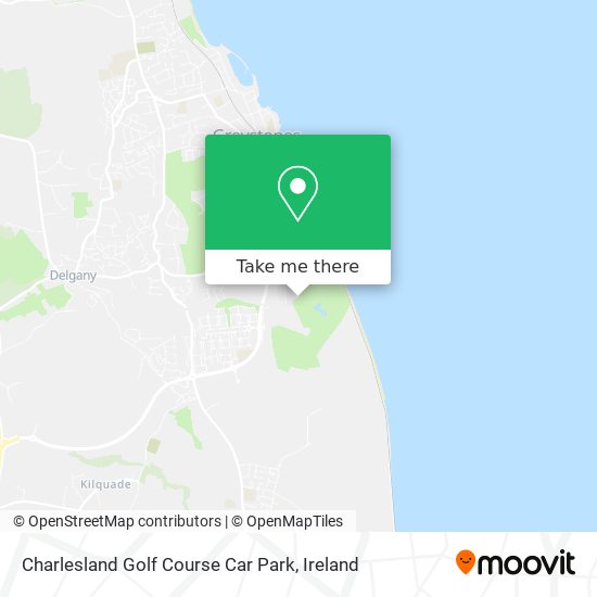 Charlesland Golf Course Car Park map