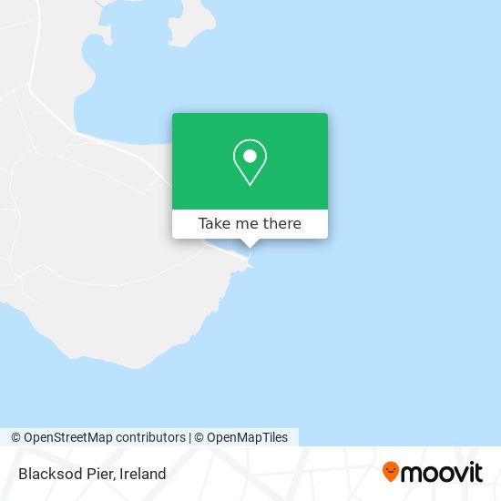 Blacksod Pier map