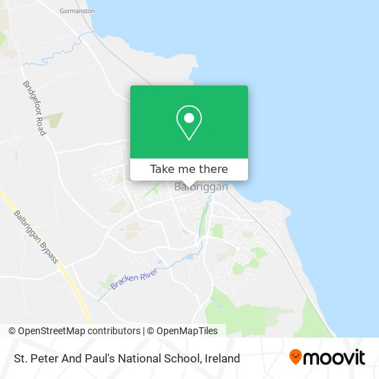 St. Peter And Paul's National School map