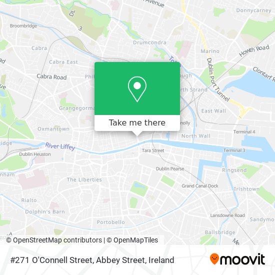 #271 O'Connell Street, Abbey Street map