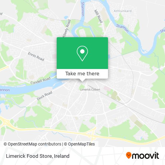 Limerick Food Store map