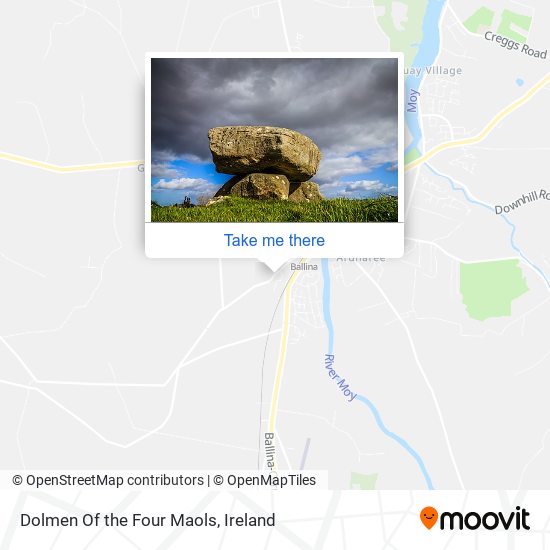 Dolmen Of the Four Maols map