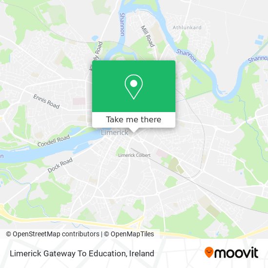 Limerick Gateway To Education map