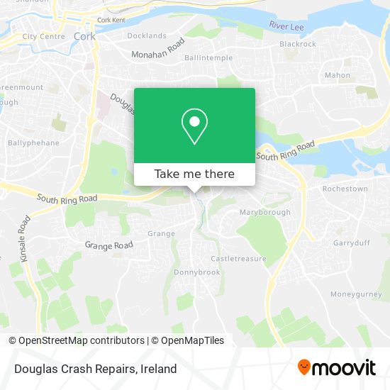 Douglas Crash Repairs map