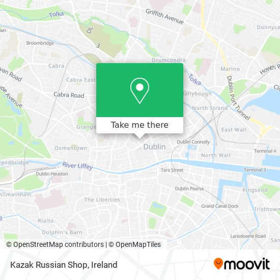 Kazak Russian Shop map