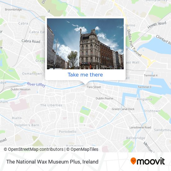 The National Wax Museum Plus map