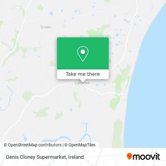 Denis Cloney Supermarket map