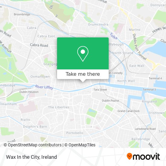 Wax In the City map