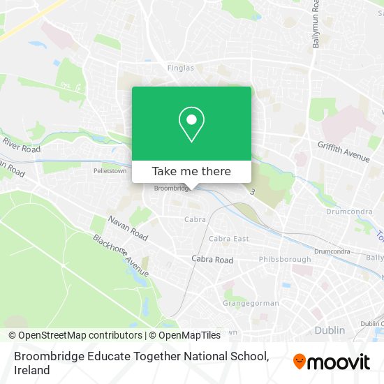 Broombridge Educate Together National School map