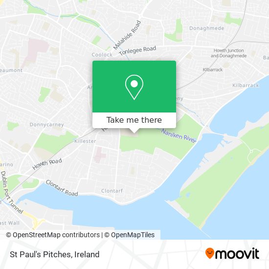 St Paul's Pitches map