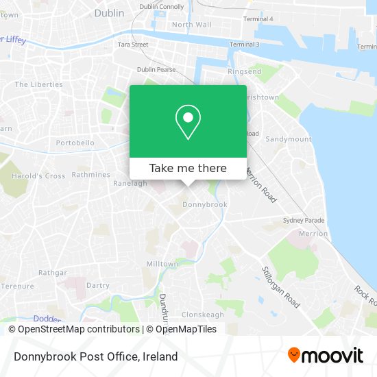 Donnybrook Post Office map