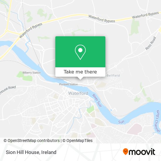 Sion Hill House map