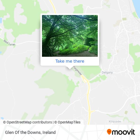 Glen Of the Downs map