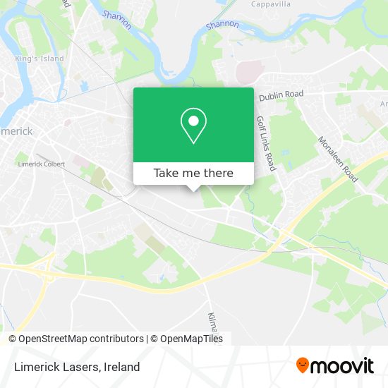 Limerick Lasers map