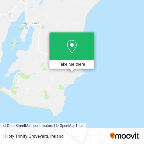 Holy Trinity Graveyard map