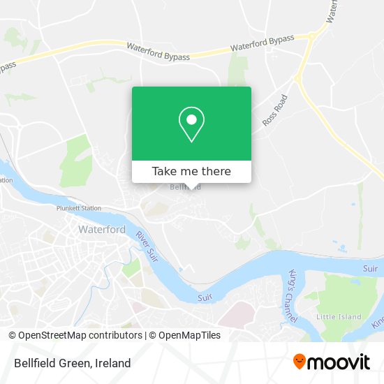 Bellfield Green map