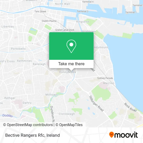 Bective Rangers Rfc map