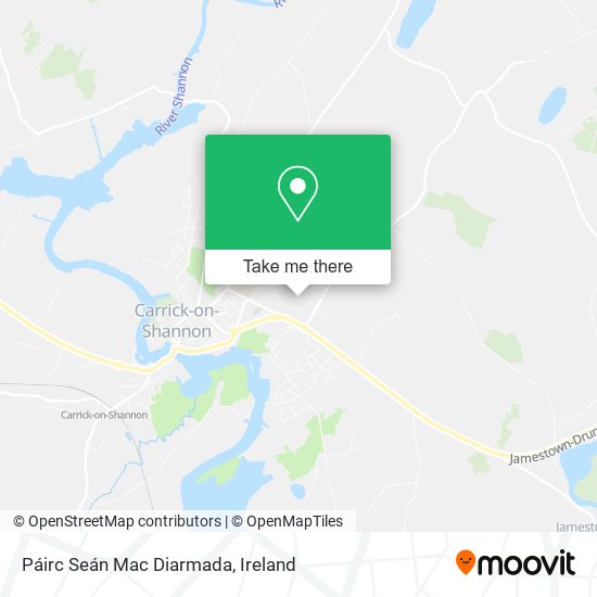 Páirc Seán Mac Diarmada map