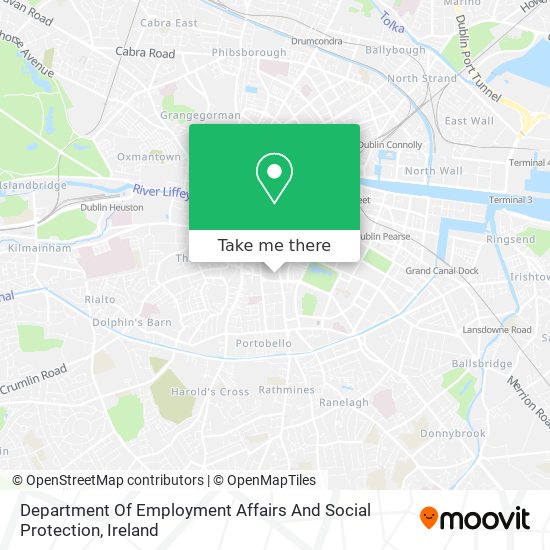 Department Of Employment Affairs And Social Protection map