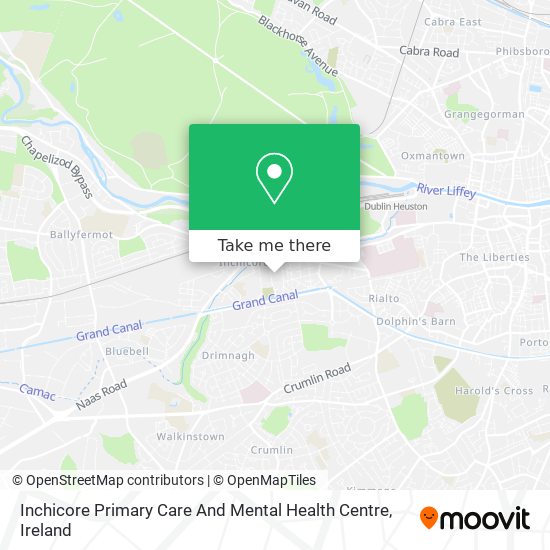 Inchicore Primary Care And Mental Health Centre map