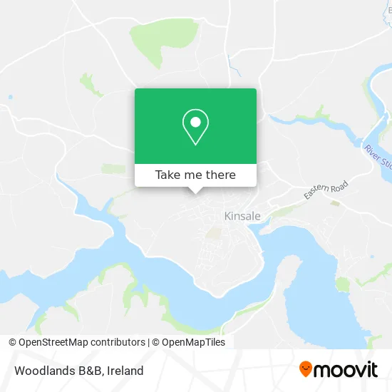 Woodlands B&B map
