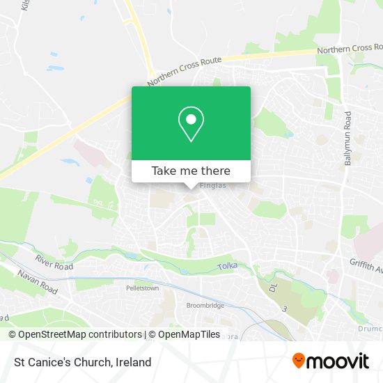 St Canice's Church map